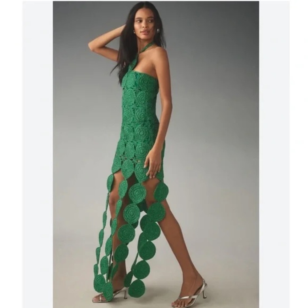 Simon Miller Beep Beep Dress Green XS NWT